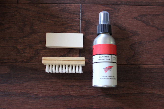 Red wing shoes suede care kit.