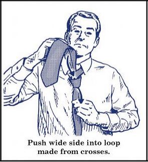 how to tie four in hand necktie knot